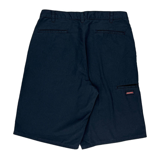 Dickies Shorts - 34W 12L Navy Cotton Blend