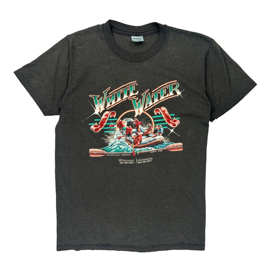 Stedman Single Stitch T-Shirt - Medium Black Cotton Blend