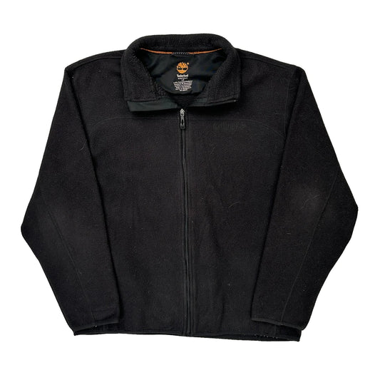 Timberland Fleece Jacket - Large Black Polyester