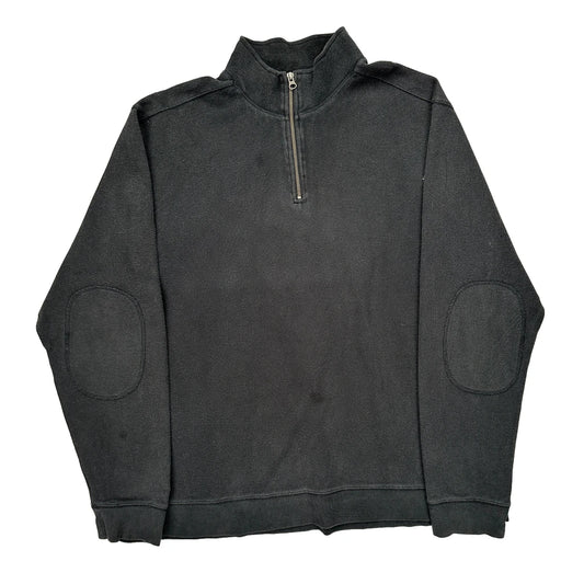 Carhartt 1/4 Zip - XL Black Cotton