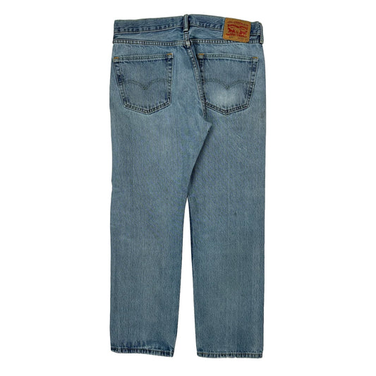 505 Levis Jeans - 32W 30L Light Wash Denim