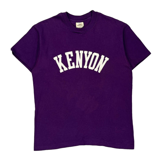 Single Stitch Kenyon The Cotton Exchange Graphic T-Shirt - Large Purple Cotton