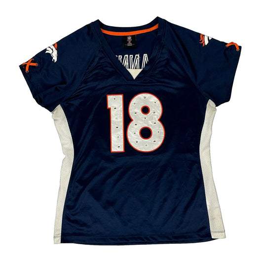 Denver Broncos Nfl Jersey - Medium Navy Polyester