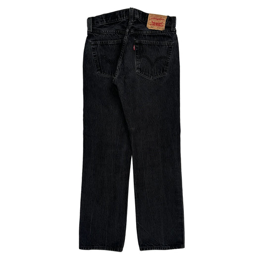 501 Levis Jeans - 30W 30L Black Cotton