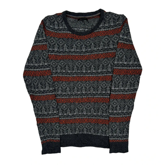 Unbranded Jumper - Medium Grey Wool Blend