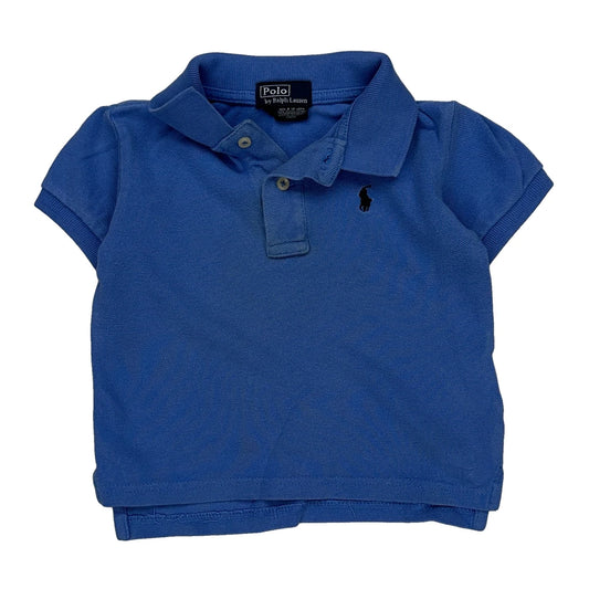 Age 18 Months Polo By Ralph Lauren Polo Shirt - 2XS Blue Cotton