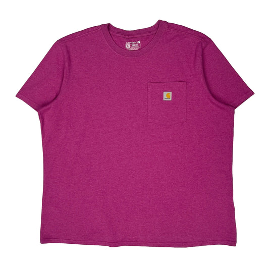 Vintage Carhartt T-Shirt - 2XL Purple Cotton