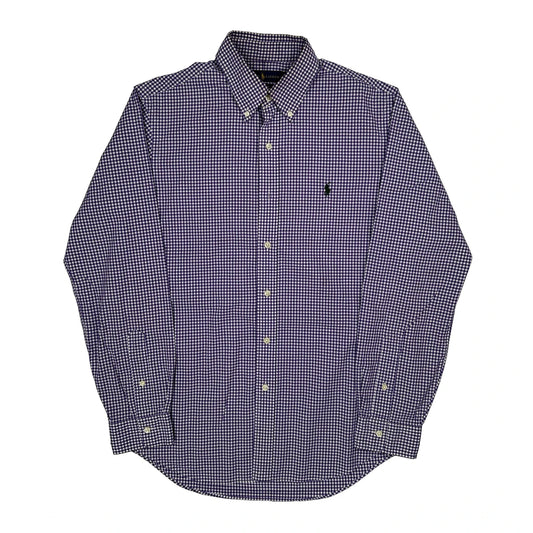 Ralph Lauren Checked Shirt - Medium Purple Cotton