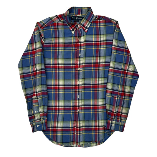 Ralph Lauren Checked Shirt - Medium Multicoloured Cotton