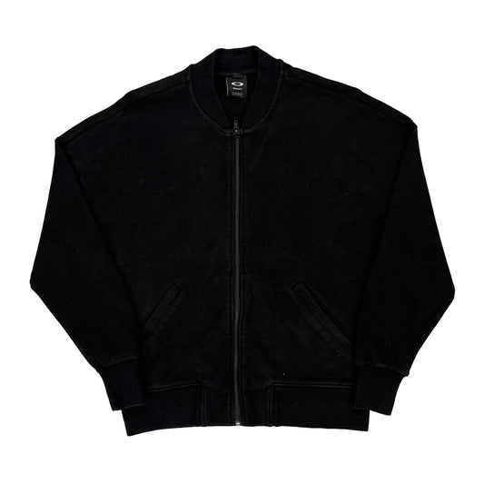 Oakley Bomber Jacket - Small Black Cotton