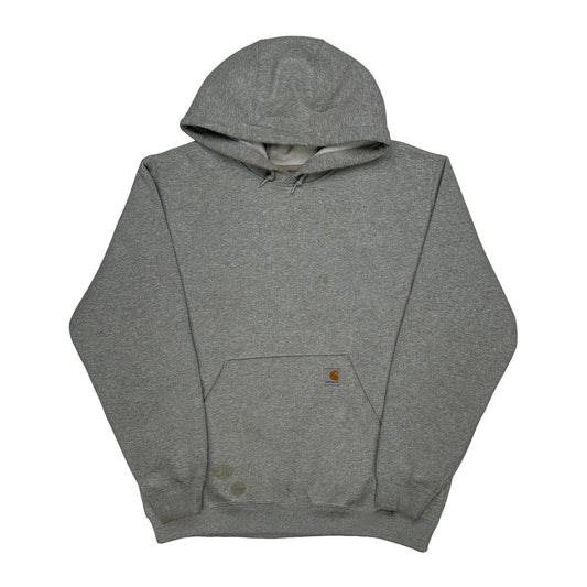 Vintage Carhartt Hoodie - Large Grey Cotton