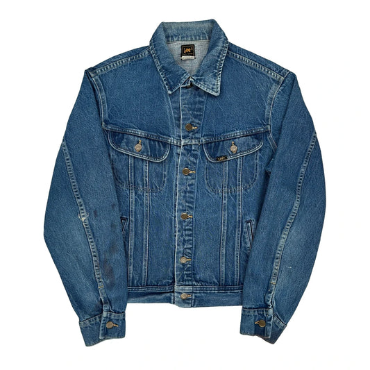 Made In USA Lee Denim Jacket - Large Blue Cotton