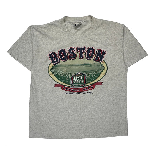 All-Star Game '99 Lee Sport Graphic T-Shirt - XL Grey Cotton