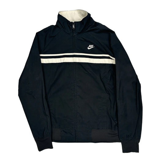 Sportswear Nike Striped Track Jacket - Large Black Polyester