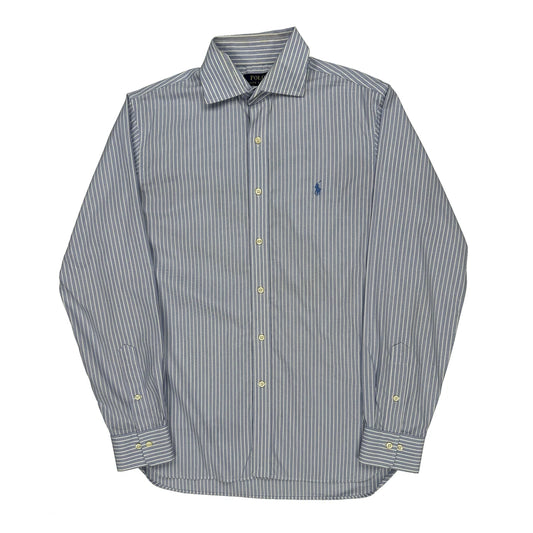 Polo By Ralph Lauren Striped Shirt - Medium Blue Cotton