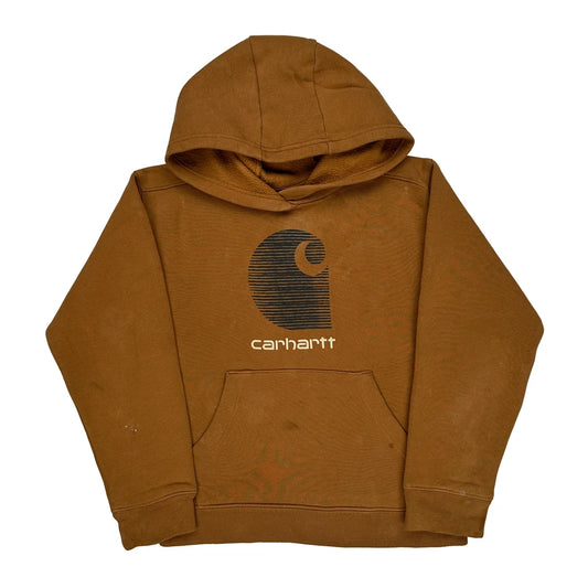 Age 8-10 Carhartt Hoodie - Small Brown Cotton