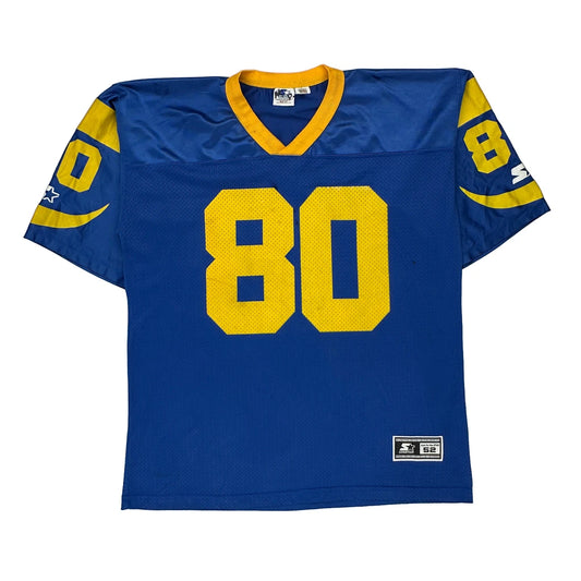 Los Angeles Rams Starter Nfl Jersey - 2XL Blue Nylon