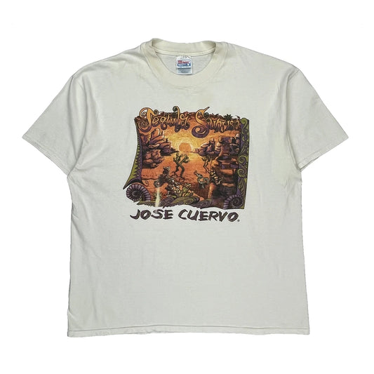 Jose Cuervo Hanes Tequila Graphic T-Shirt - XL Cream Cotton