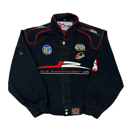Dale Earnhardt Jr Chase Authentics Nascar Jacket - Large Black Cotton