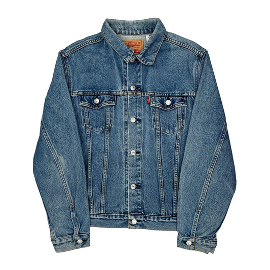 Levis Denim Jacket - XL Blue Cotton