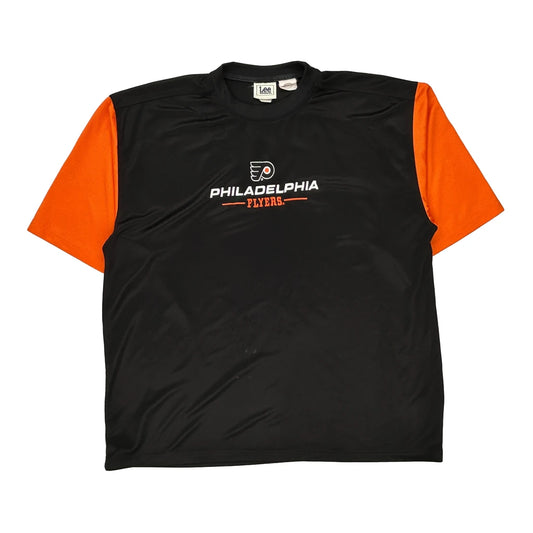 Philadelphia Flyers Lee Sport Nhl Jersey - 2XL Black Polyester