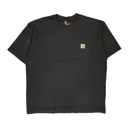 Carhartt T-Shirt - Large Black Cotton