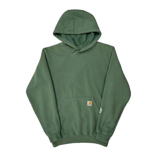 Original Fit Carhartt Hoodie - Small Green Cotton