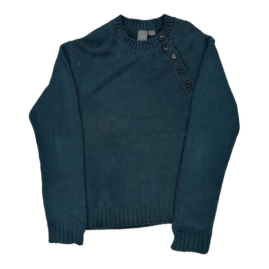 Armani Exchange Jumper - XL Blue Cotton
