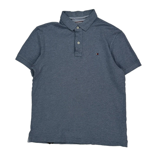 Tommy Hilfiger Polo Shirt - Medium Blue Cotton