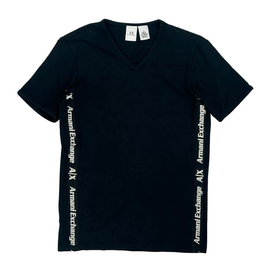 Armani Exchange T-Shirt - Small Black Cotton Blend