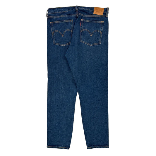 Levis Slim Fit Jeans - 32W UK 12 Blue Cotton