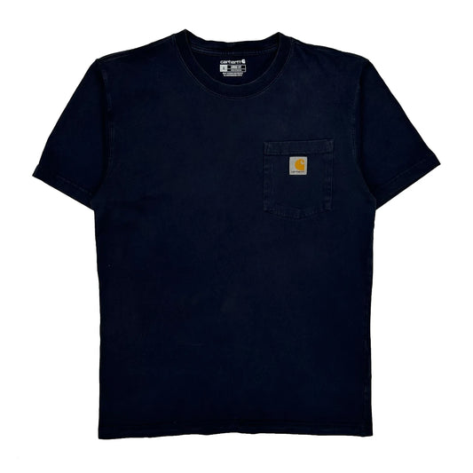 Vintage Carhartt T-Shirt - Small Black Cotton