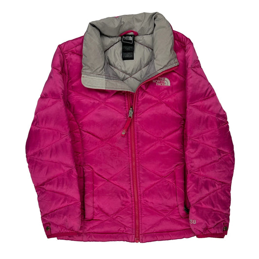 Age 10-12 The North Face Puffer - Large Pink Nylon
