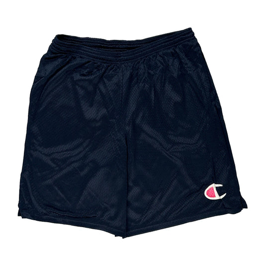 Champion Sport Shorts - Large Navy Polyester