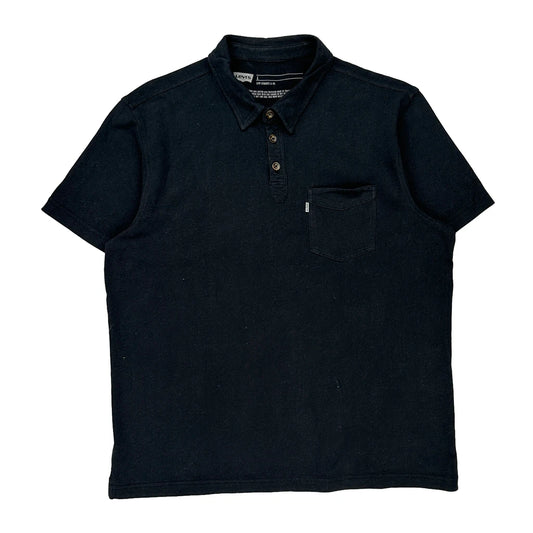 Levis Polo Shirt - Large Black Cotton Blend