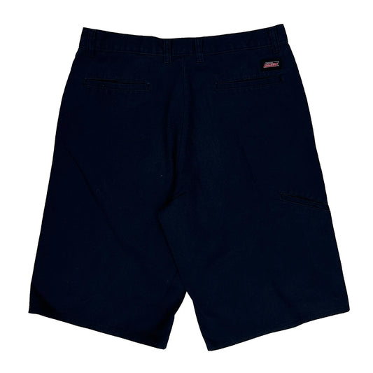 Vintage Dickies Shorts - 32W 11L Navy Polyester Blend