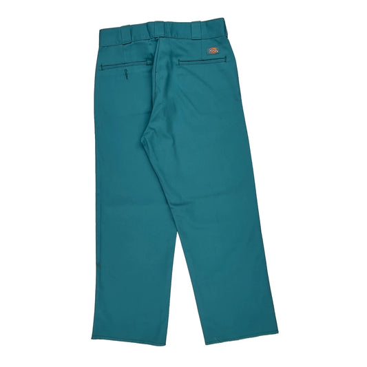 Dickies Trousers - 30W 27L Blue Cotton