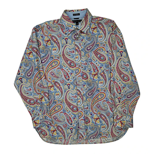 Tommy Hilfiger Patterned Shirt - XL Multicoloured Cotton