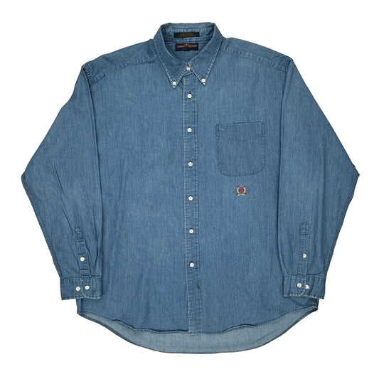 Tommy Hilfiger Denim Shirt - XL Blue Cotton