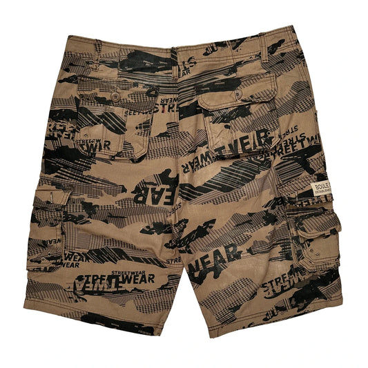 Boule Doy Cargo Shorts - 36W 12L Brown Cotton