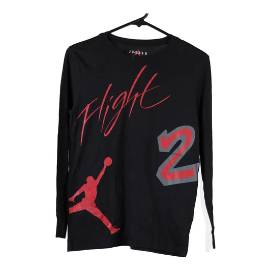 Vintage black Jordan Long Sleeve T-Shirt - mens large