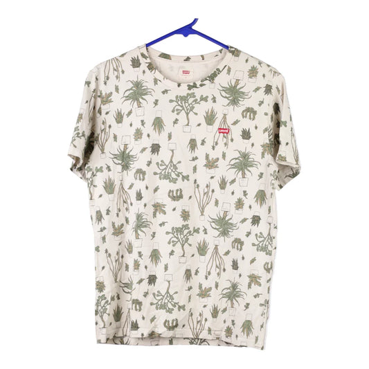 Vintage white Levis T-Shirt - mens small