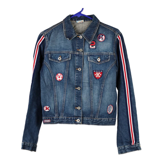 Vintage dark wash Kocca Patchwork Unbranded Denim Jacket - womens small