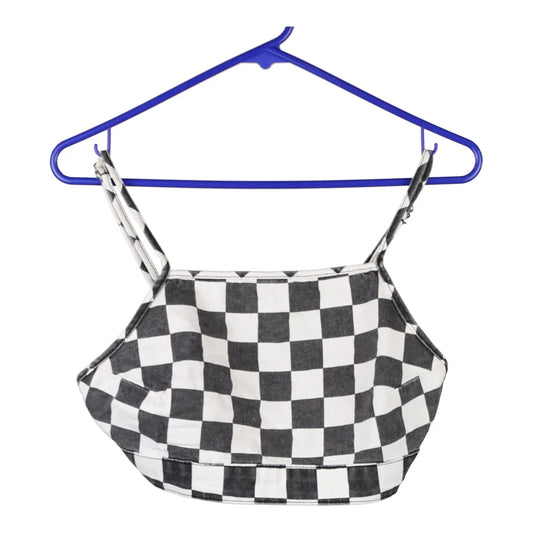 Vintage black & white Unbranded Crop Top - womens small