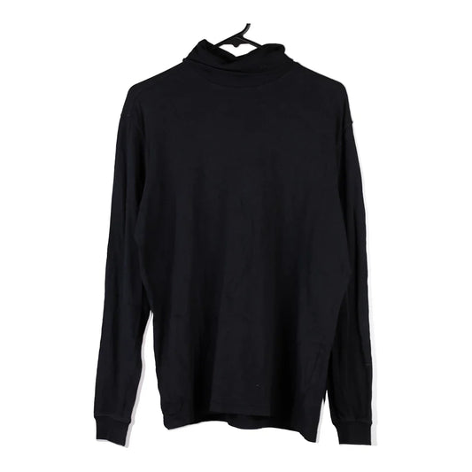 Vintage black Champion Long Sleeve T-Shirt - mens large