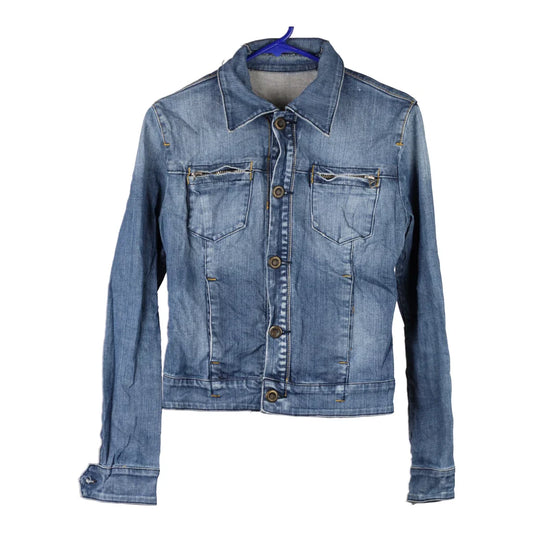 Vintage blue Unbranded Denim Jacket - womens medium
