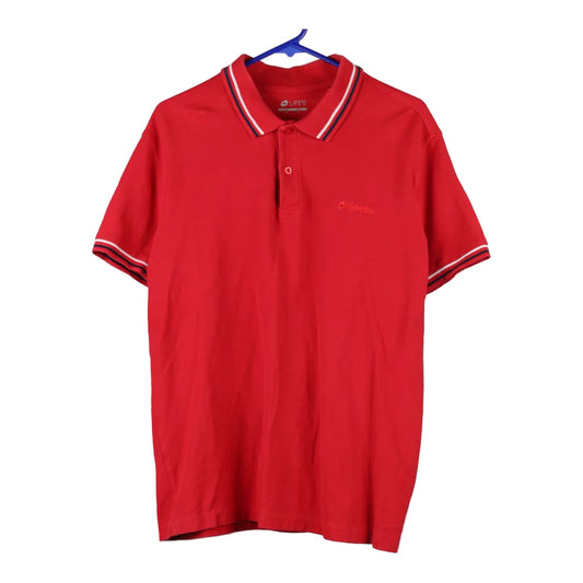 Vintage red Lotto Polo Shirt - mens xx-large