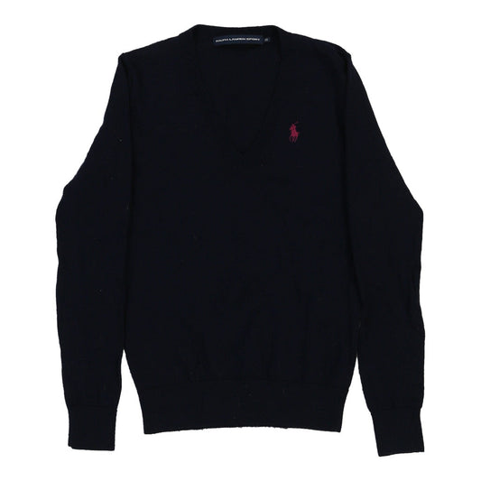 Vintage Ralph Lauren Sport Jumper - XS Navy Cotton