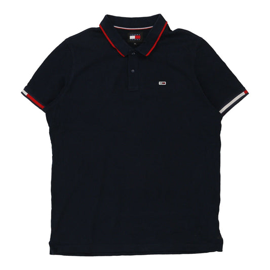Vintage Tommy Hilfiger Polo Shirt - XL Navy Cotton