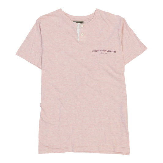 Emporio Armani T-Shirt - Medium Pink Cotton